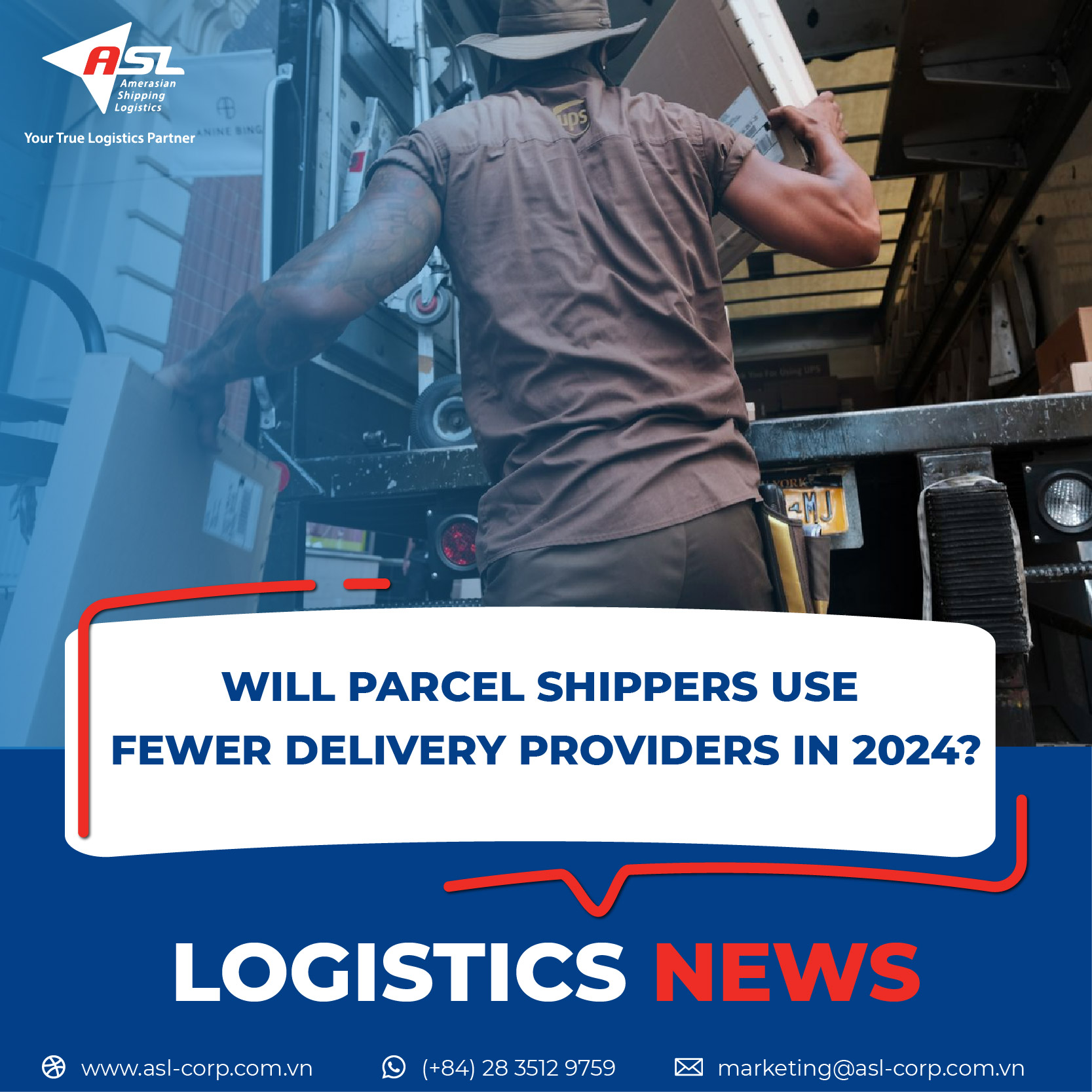 Will parcel shippers use fewer delivery providers in 2024?